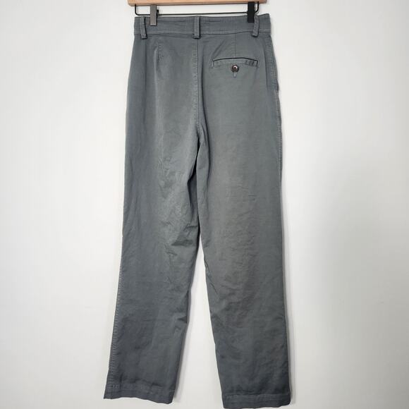 Everlane The Pleated Chino Straight Leg Pant in Balsam Green, 0 - Picture 5 of 9